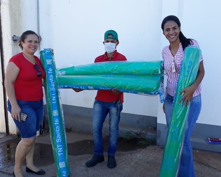 Loja Maçônica Aquários de Três Lagoas doou material para confecção de máscaras para o Hospital Auxiliadora