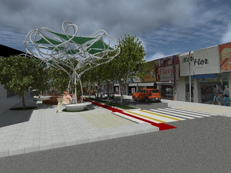 Comerciantes aprovam projeto da nova rua Paes Leme Mall Street do Novo Governo de Andradina