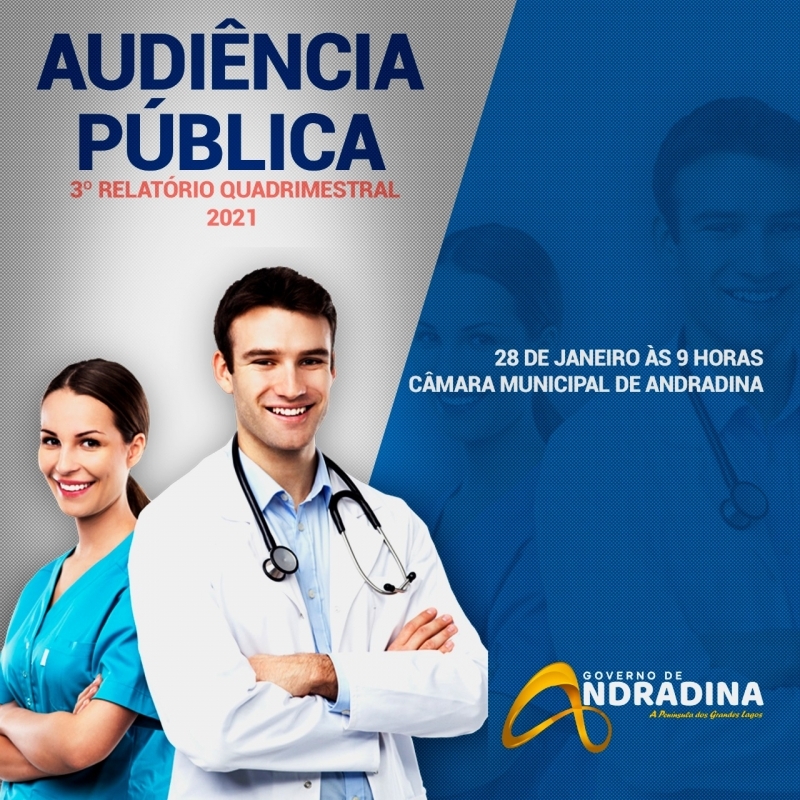 Saúde realiza audiência de prestação de contas em Andradina