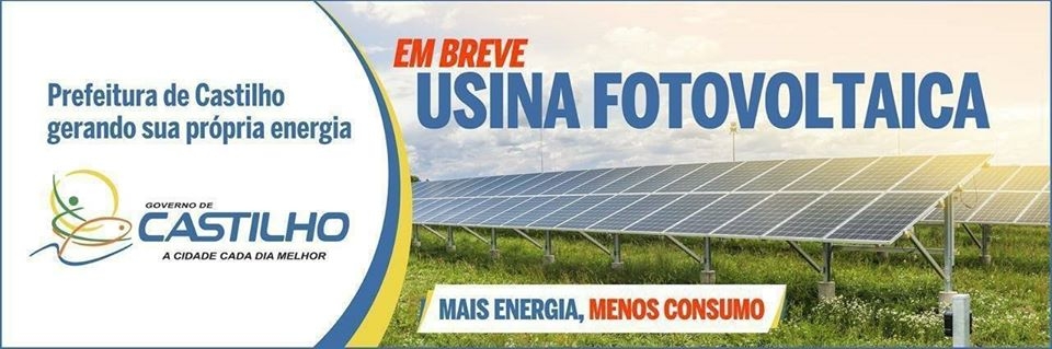 CONSTRUÇÃO DE USINA FOTOVOLTAICA É OFICIAL DIZ A PREFEITA DE CASTILHO