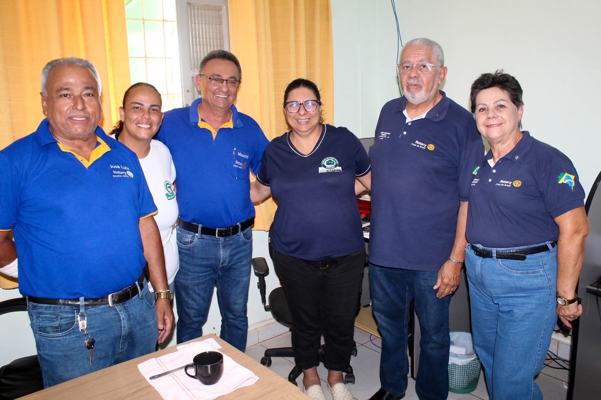 Visita do Governador Distrital Carlos Pedroso em Andradina