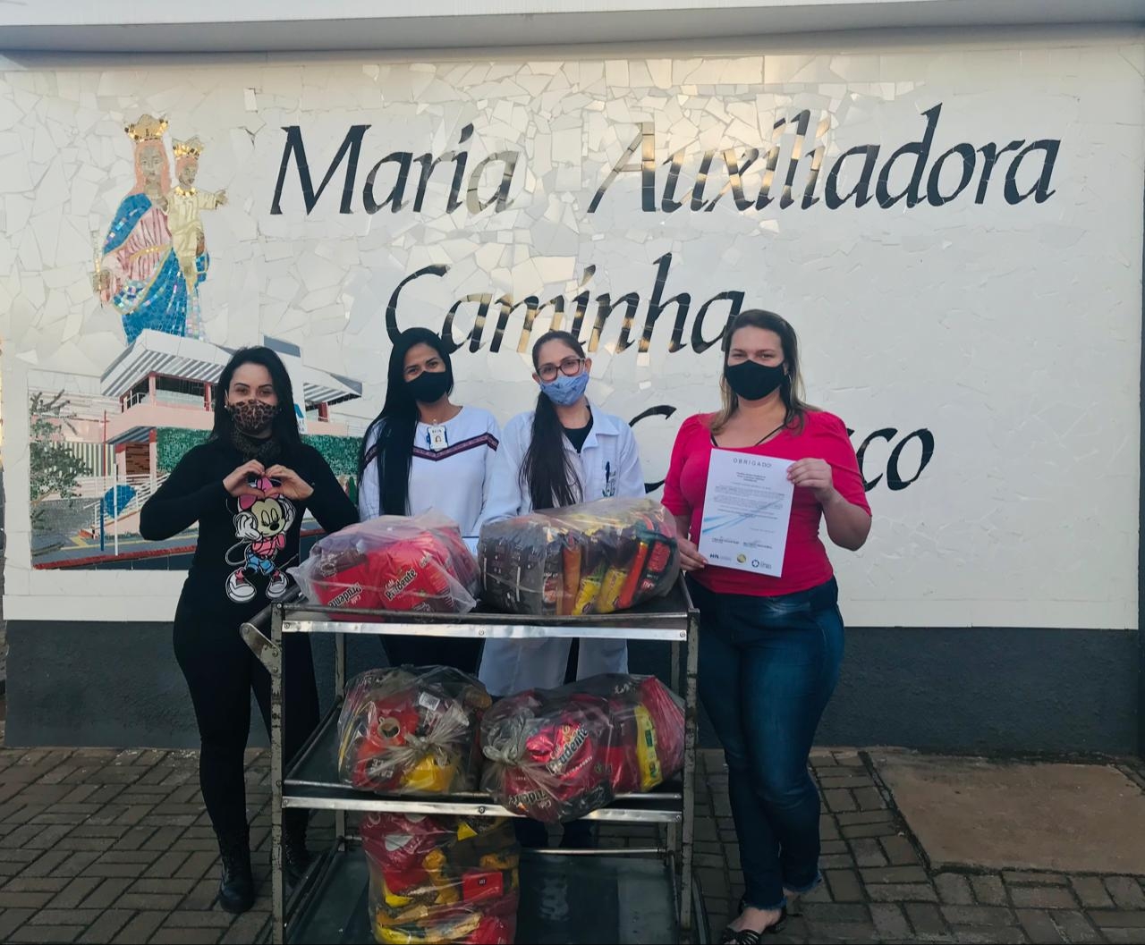 O Clube dos Bolinhas e Luluzinhas de Andradina doaram 100 pacotes de café ao Hospital de Três Lagoas
