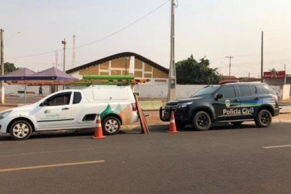 Polícia Civil de Brasilândia prendeu dois empresários e uma comerciante por ‘gato’ em energia elétrica