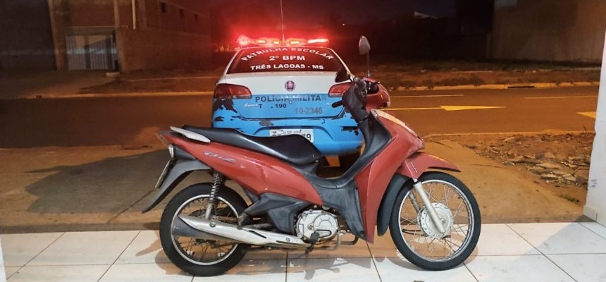 Motociclista é preso em flagrante após dirigir alcoolizado e fugir da Polícia Militar na Av. Capitão Olinto Mancini em Três Lagoas