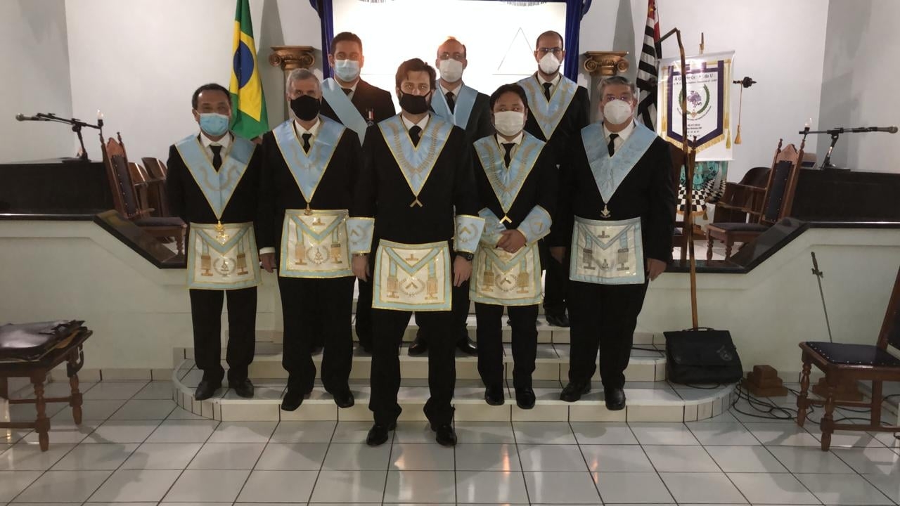 Em Ilha Solteira A∴R∴L∴S∴ Cavaleiros Templários nº 3007 Sessão Magna de Instalação e Posse