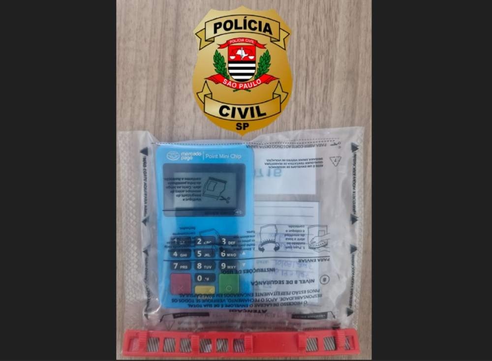 1º DP de Birigui apreende máquina de cartão com investigado por furto mediante fraude