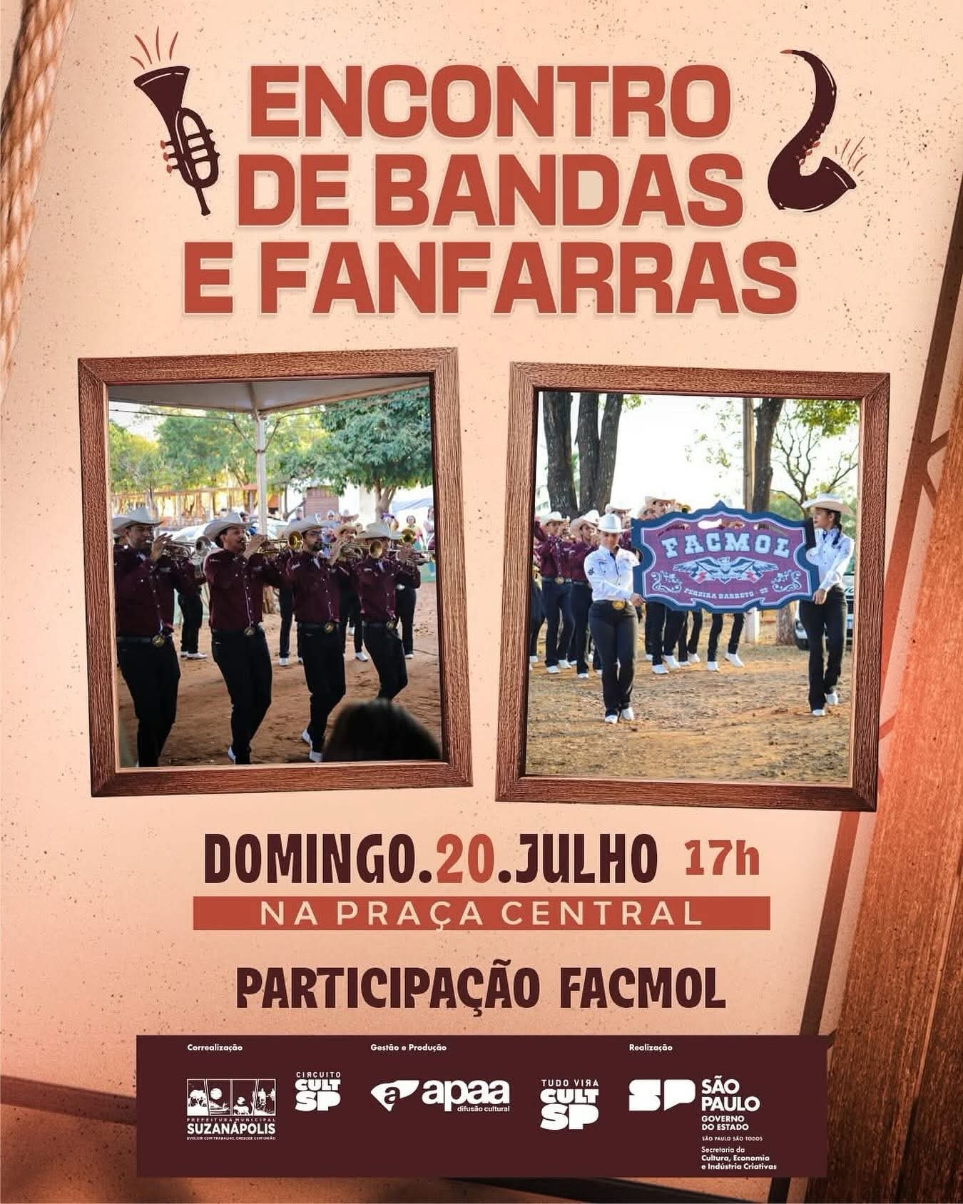 ENCONTRO DE BANDAS E FANFARRAS EM SUZANÁPOLIS
