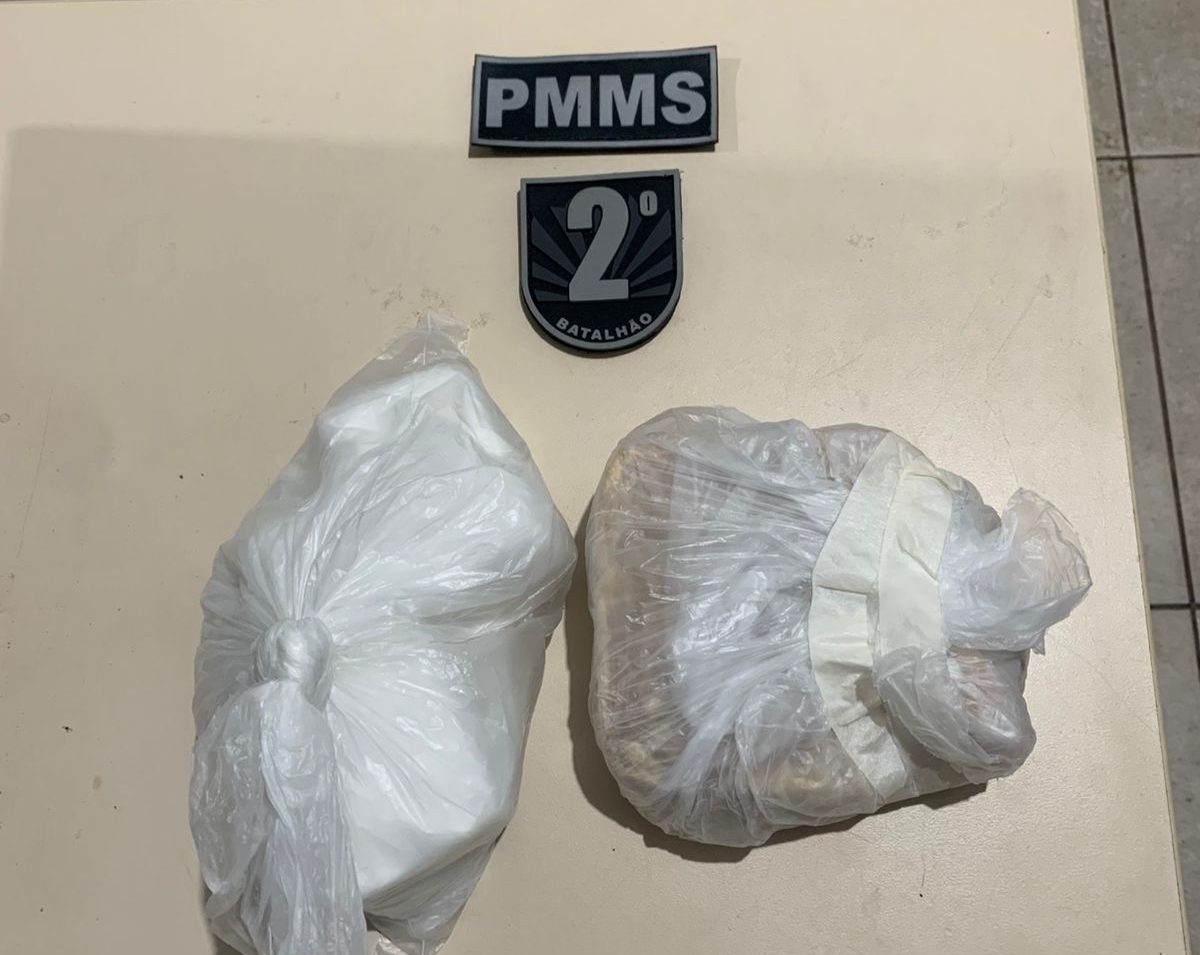 Polícia Militar em Três Lagoas apreende drogas e prende casal por tráfico
