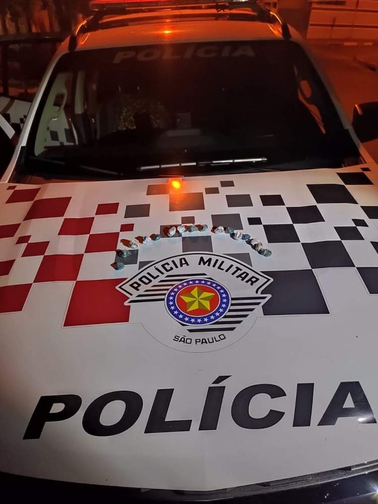 Em Castilho Força Tática apreende menor com 16 porções de maconha e foi levado para Fundação Casa