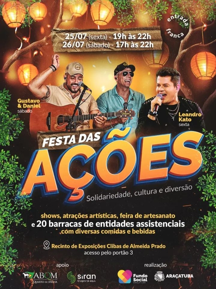 Fundação Mirim de Araçatuba participa da Festa das Ações Solidárias