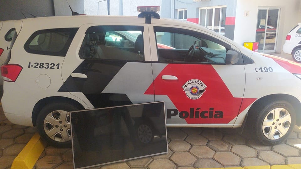 Polícia Militar de Mirandópolis recupera televisão de 42 polegadas furtada do Lar dos Idosos