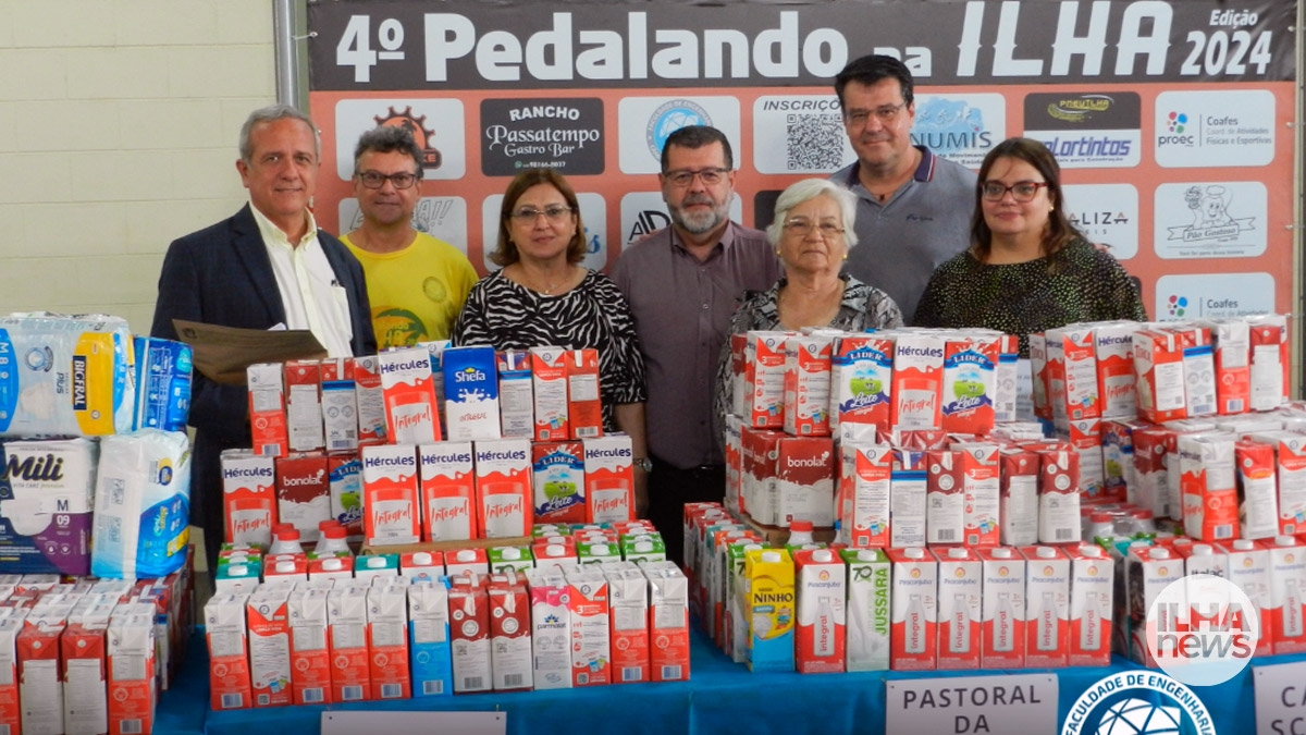 "Pedalando na Ilha" arrecada mais de 700 litros de leite para as entidades de Ilha Solteira