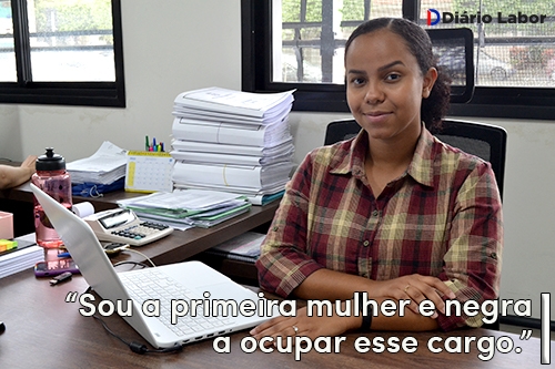 Em Mirandópolis Diretora do Departamento de Finanças e Controle Interno Jéssica Soares