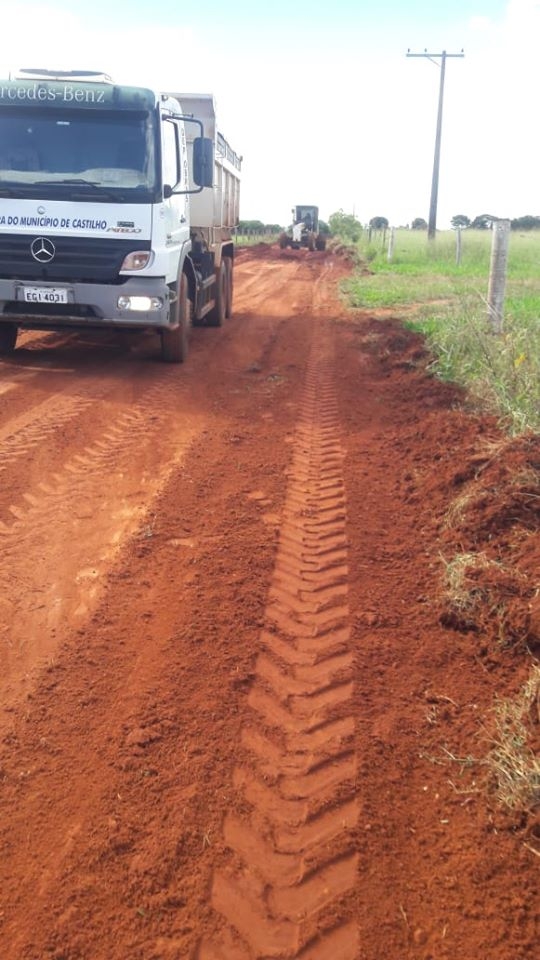 Prefeita De Castilho Realiza Manutenção Nas Estradas Do Tremembé e Anhumas