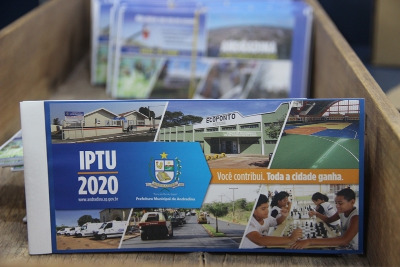 Governo de Andradina prorroga pagamento à vista e primeira parcela do IPTU para dia 09 de abril
