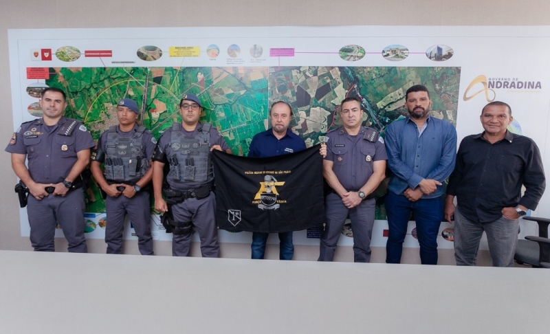 Prefeito de Andradina entrega equipamento de apoio à Força Tática
