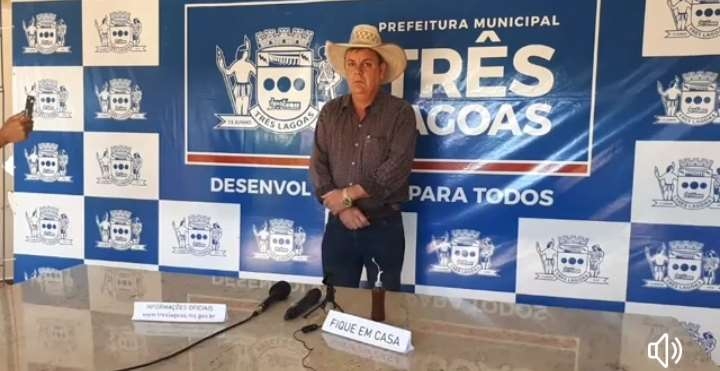 Após fala de Bolsonaro e manifestação, Prefeito de Três Lagoas recua e libera comércio