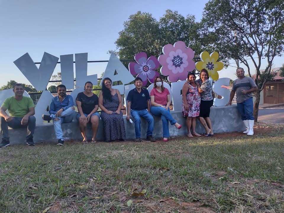Prefeito de Lavínia entrega mais um novo cartão postal na Vila das Flores