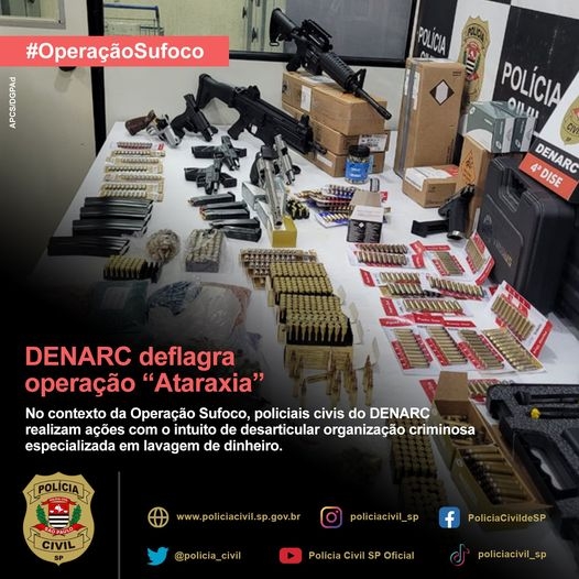 DENARC DEFLAGROU OPERAÇÃO  "ATARAXIA "
