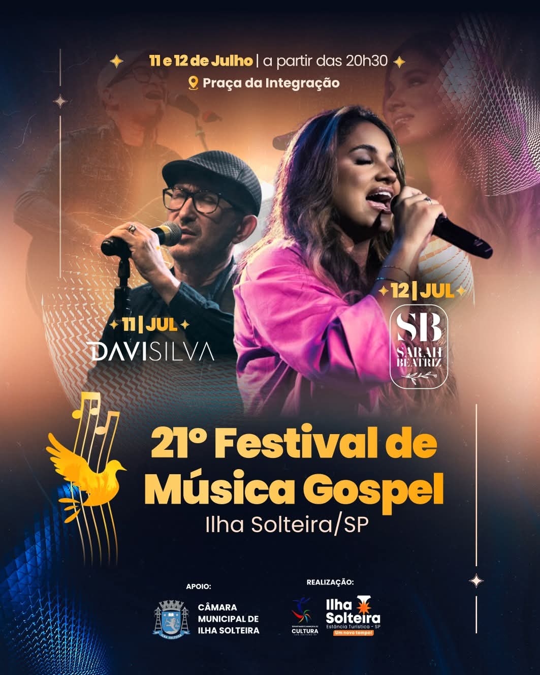 21º Festival de Música Gospel de Ilha Solteira começa nessa sexta