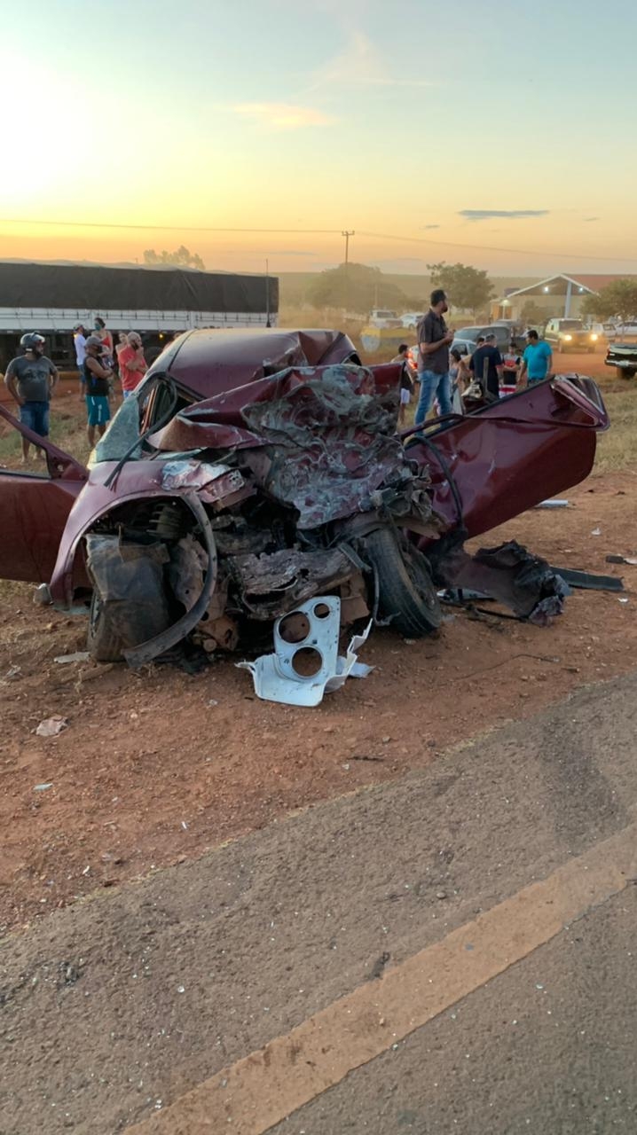 5º GBM de Três Lagoas atende grave acidente na Rodovia BR-158