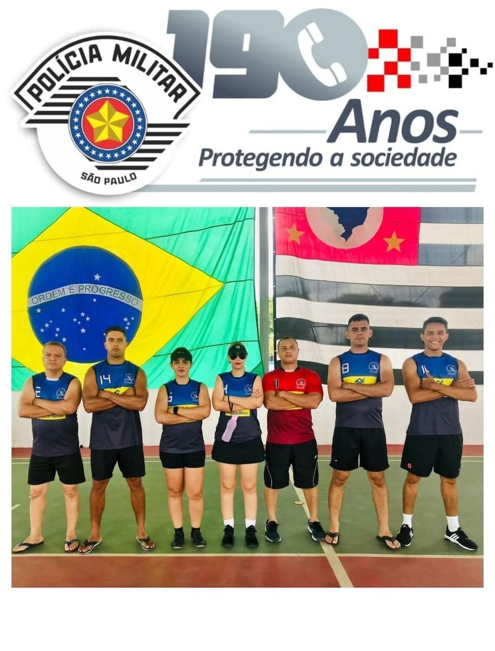 Policiais Militares de Andradina participam de Campeonato de Vôlei de Areia 4×4