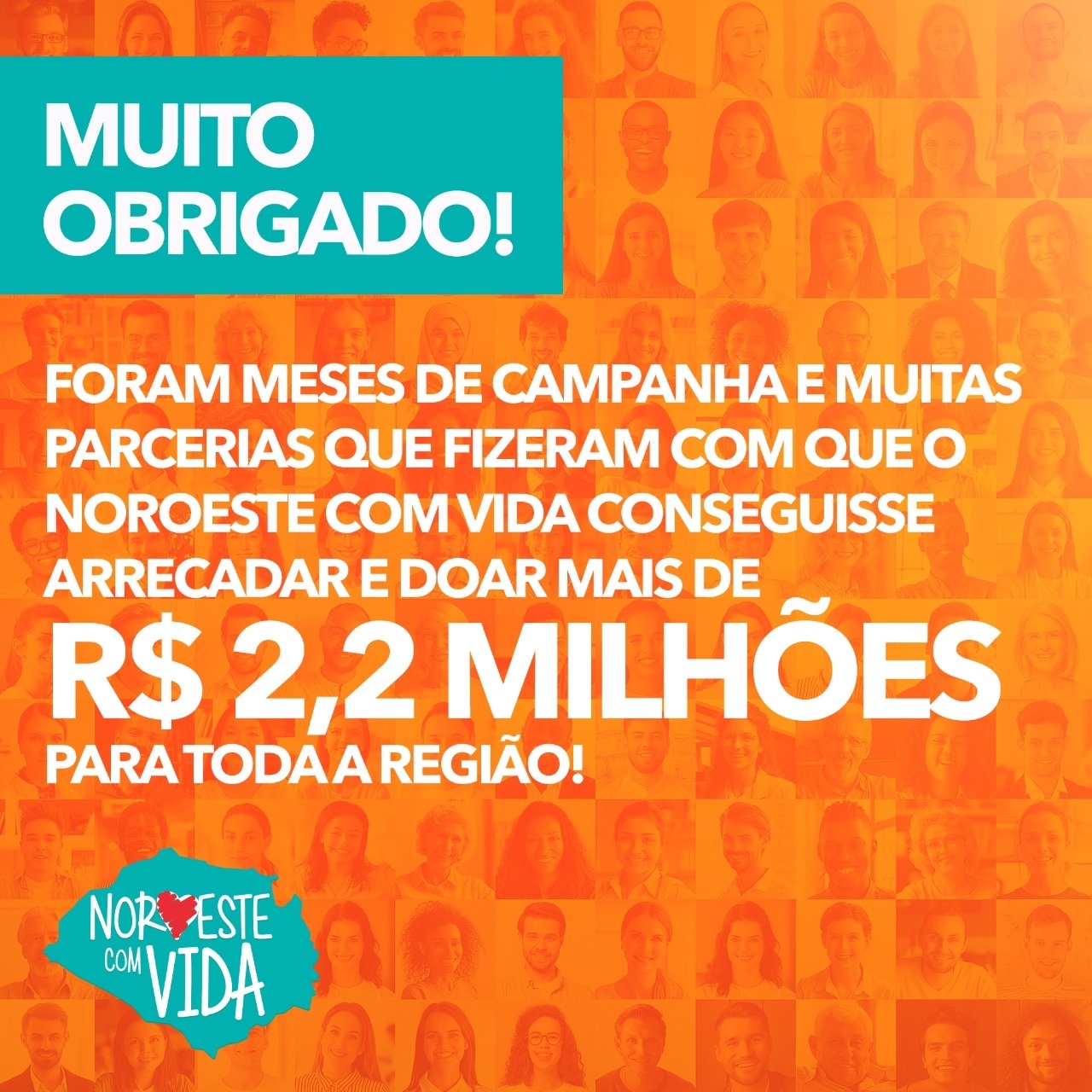 Movimento Noroeste Com Vida arrecadou 2,2 milhões para ajudar as regiões de Andradina e Araçatuba contra o covid 19
