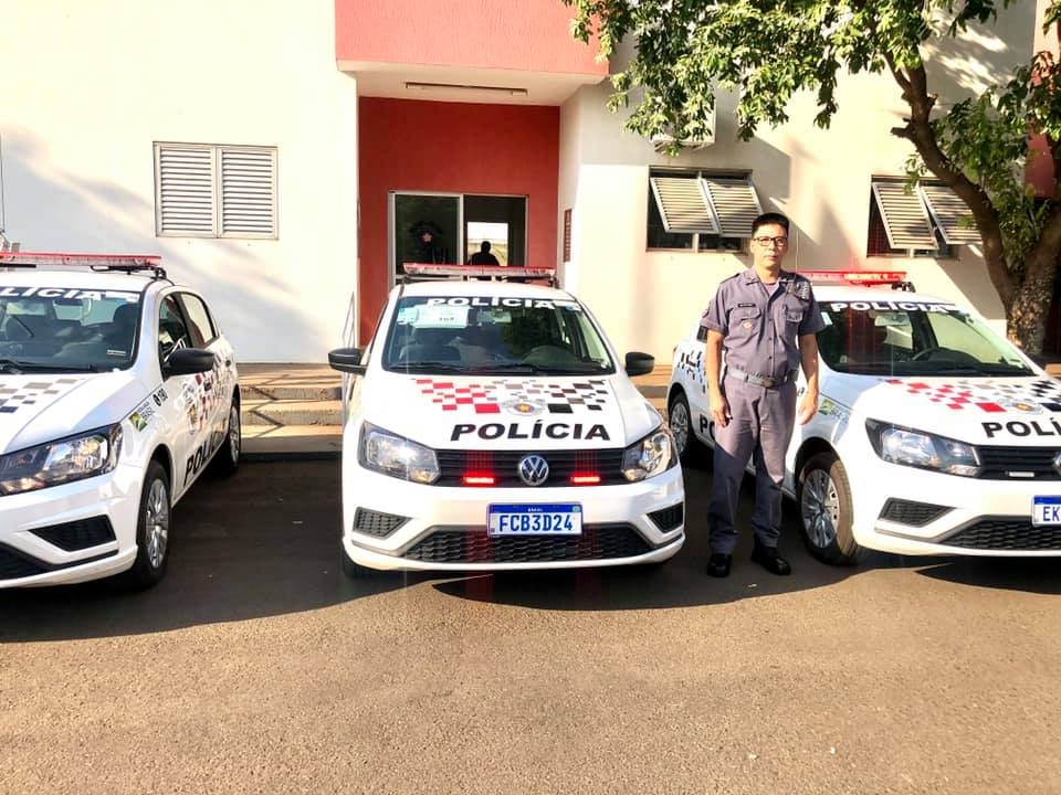BATALHÃO DE ANDRADINA RECEBE 03 NOVAS VIATURAS MODELO GOL