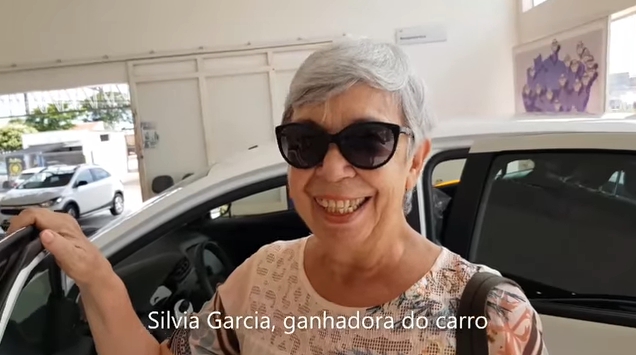 DESTAQUE SILVIA GARCIA GANHOU UM CARRO ONIX ZERO KM E DOOU PARA APAE DE ANDRADINA