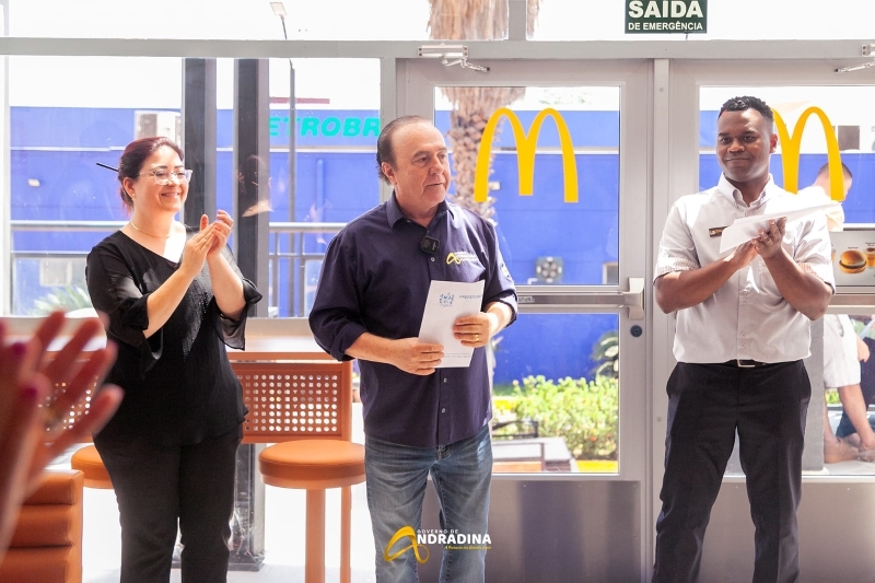 McDonald's inaugurou primeira unidade em Andradina