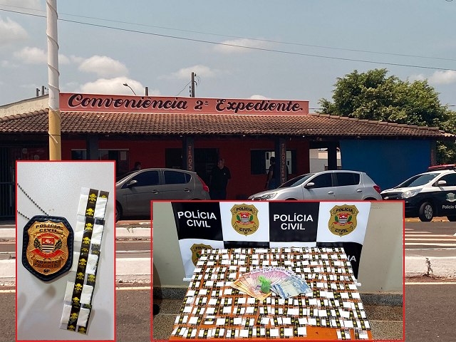 Comerciante é preso em Nova Independência com 160 papelotes de cocaína. Bar funcionava como boca de fumo