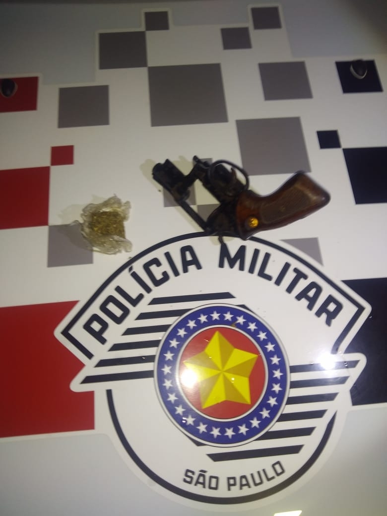 Polícia Militar de Andradina prendeu morador da rua Maranhão por disparo de arma de fogo