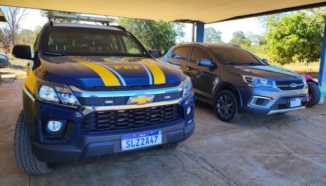 Polícia Rodoviária Federal de Água Clara recupera veículo furtado no ano de 2023 em SP
