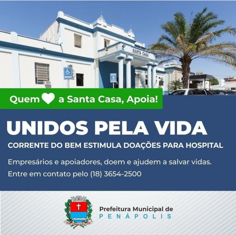Doações da comunidade fortalecem a Santa Casa de Penápolis