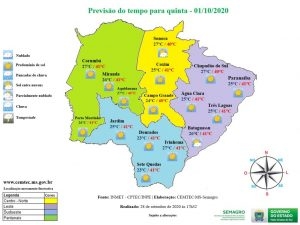 Sensação térmica chegou a 52°C em Água Clara