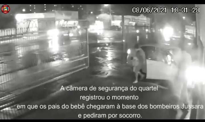 Bombeiros de Araçatuba salvam bebê que chegou engasgado em quartel do bairro Jussara