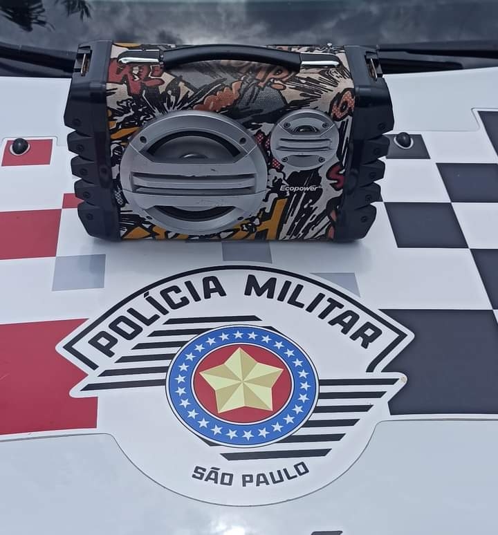 POLÍCIA MILITAR RECUPERA SOM FURTADO EM ESTABELECIMENTO COMERCIAL EM TUPI PAULISTA