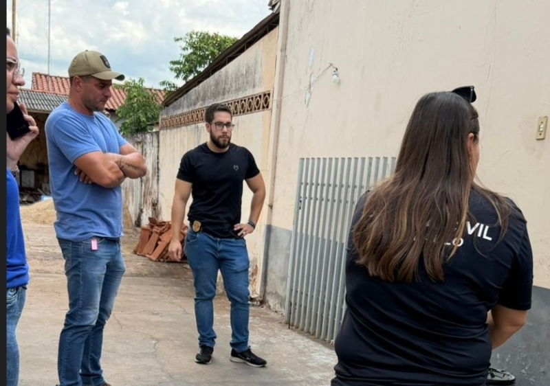 1º DP de Andradina prende idoso no centro comercial por maus-tratos após matar dois gatos