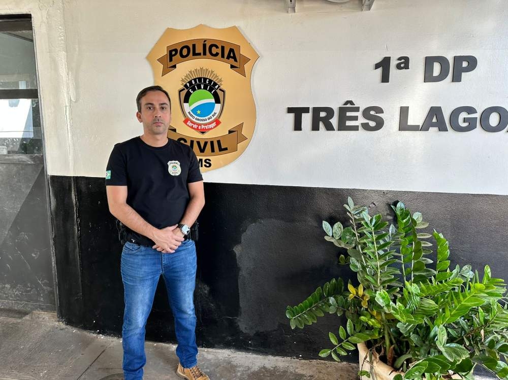 1º DP de Três Lagoas prende apontado por furto de cabos de fibra ótica no centro da cidade