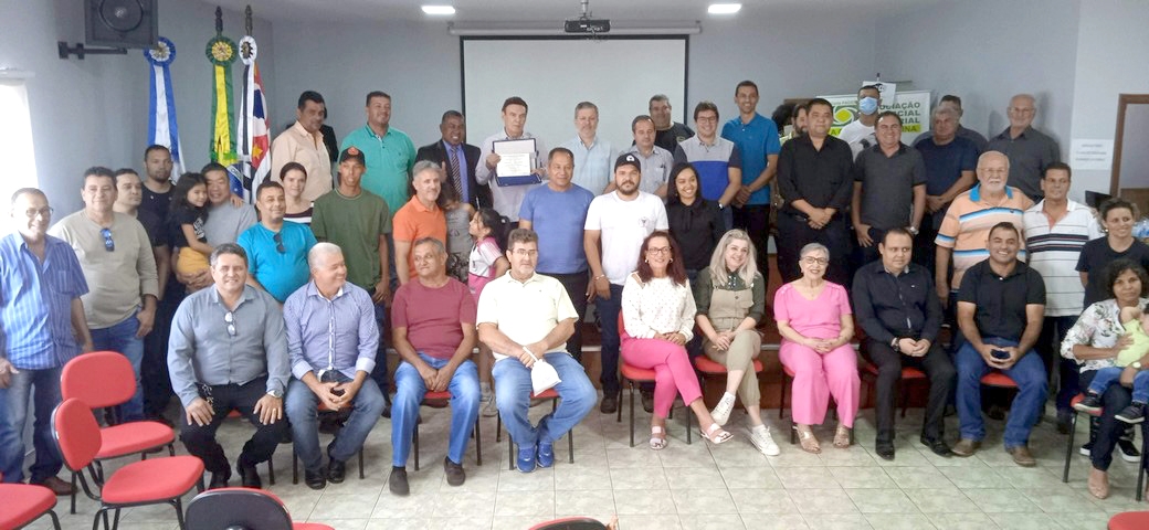 Deputado estadual Campos Machado recebe o título de Cidadão Andradinense” pelo vereador professor Careca