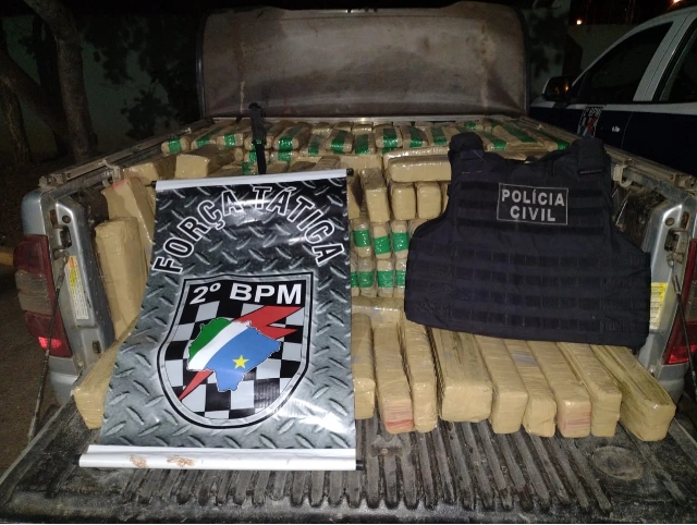 Ação Conjunta da Força Tática do 2º BPM e Polícia Civil do 2º DP de Três Lagoas Captura Foragido e apreende mais de 800KG de drogas