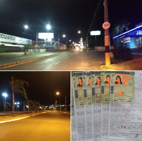 POLÍCIA MILITAR DE ANDRADINA GARANTE O CLIMA DE PAZ NA NOITE DE SÁBADO