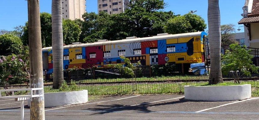 Reforma cara, resultado esquecido: o vagão cultural de Andradina segue abandonado após gastos públicos de mais de R$ 80 mil