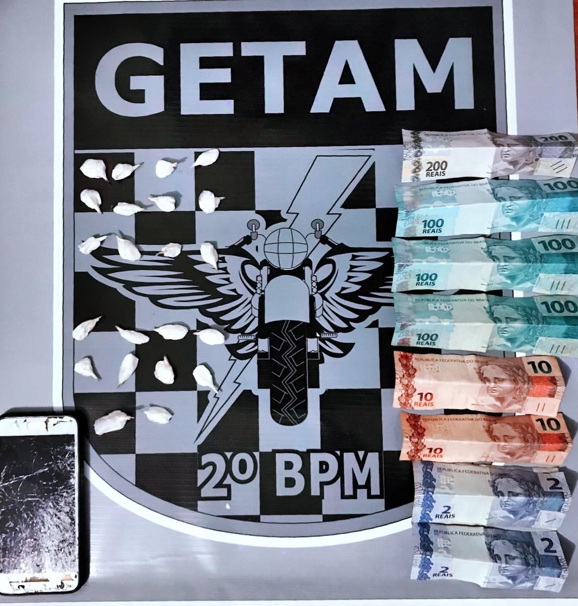 GETAM da Polícia Militar em Três Lagoas prende traficante de drogas