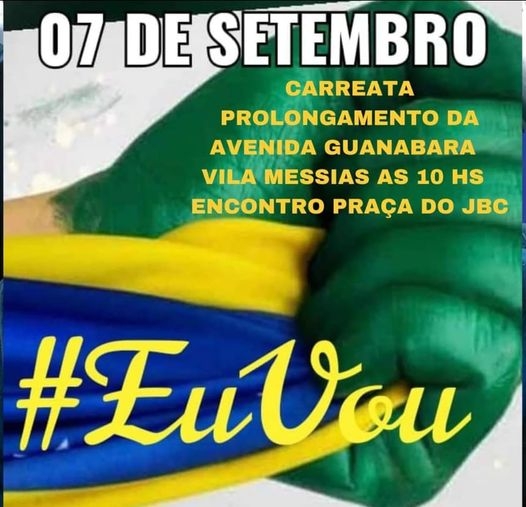 No dia 07 de Setembro Carreata Patriótica em Andradina