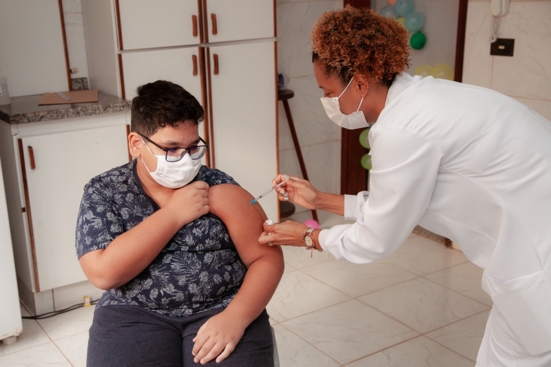 Começa a vacinação de crianças sem comorbidades em Andradina
