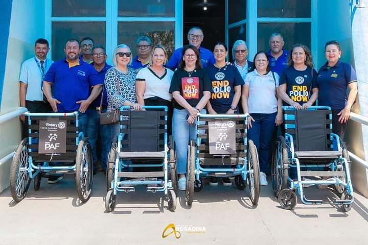 "Mobilidade para Todos" repassa cadeiras de rodas para a Saúde Municipal de Andradina