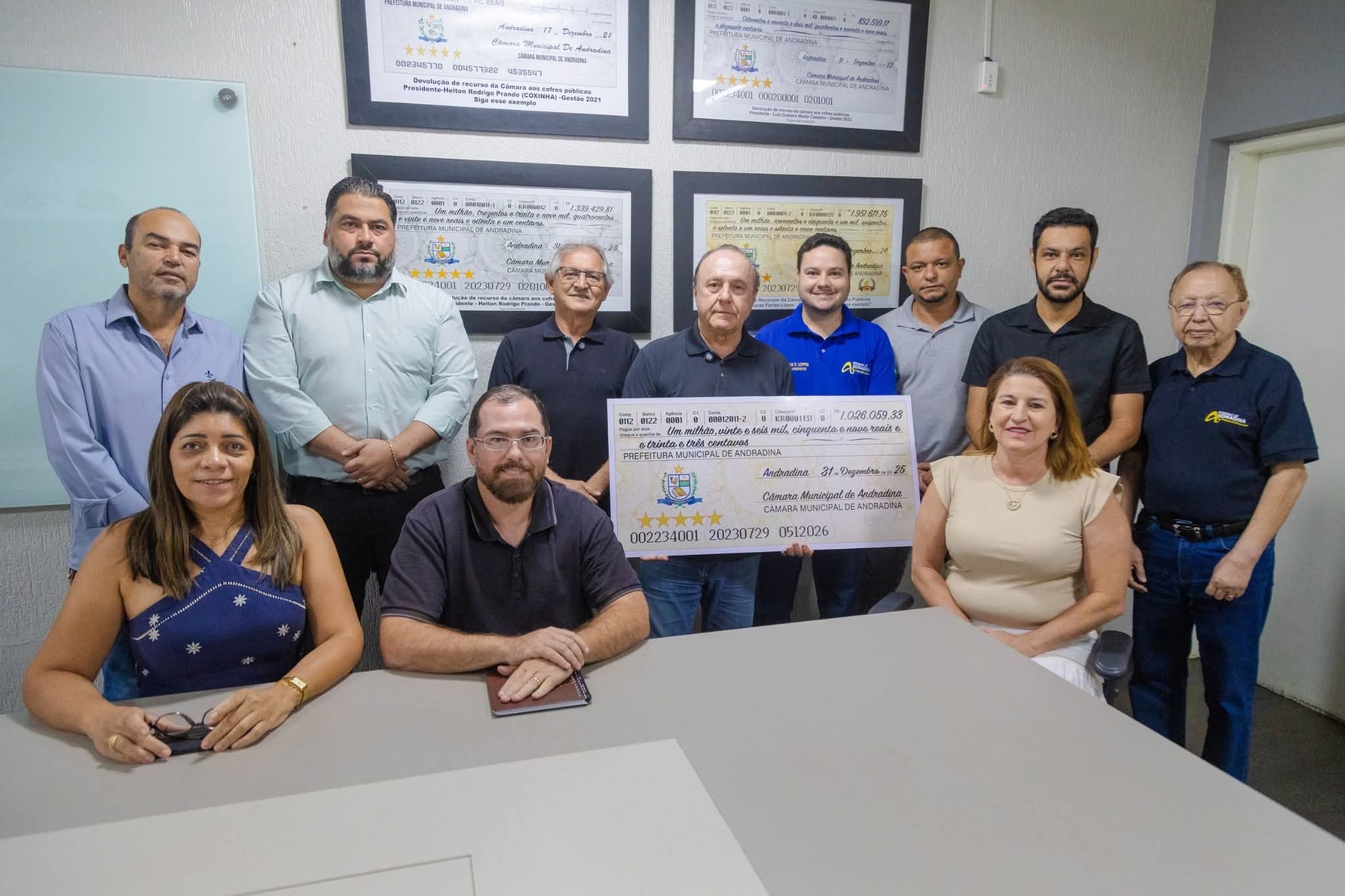 Câmara Municipal de Andradina devolve mais de R$ 1 milhão aos cofres públicos e solicita investimento no esporte