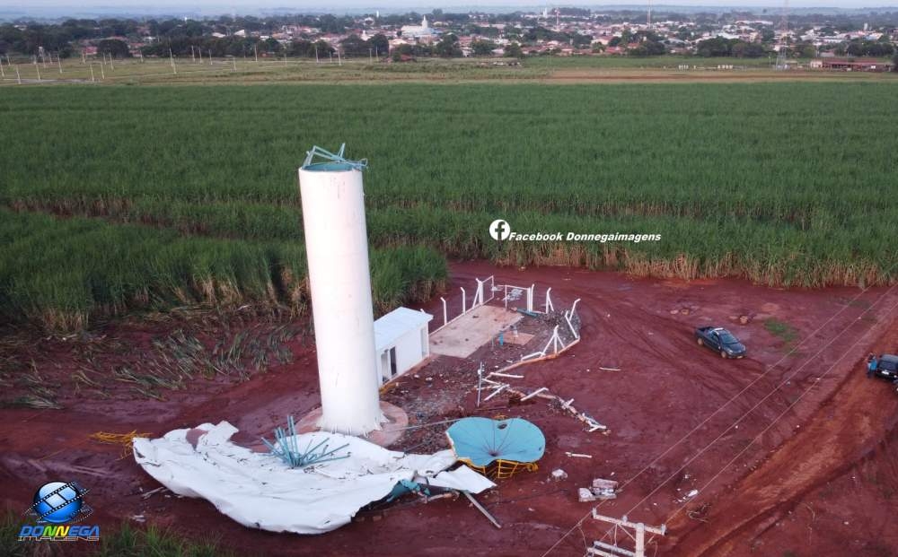 Funcionário cai de caixa d'água de 25m e sobrevive em Castilho