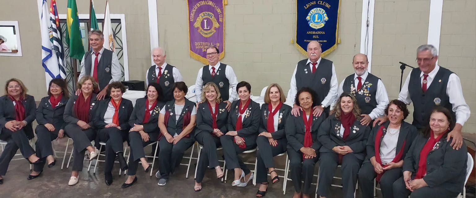 Lions Clube Andradina Sul celebra 30 anos com posse de nova diretoria e integrante